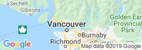 North Vancouver map